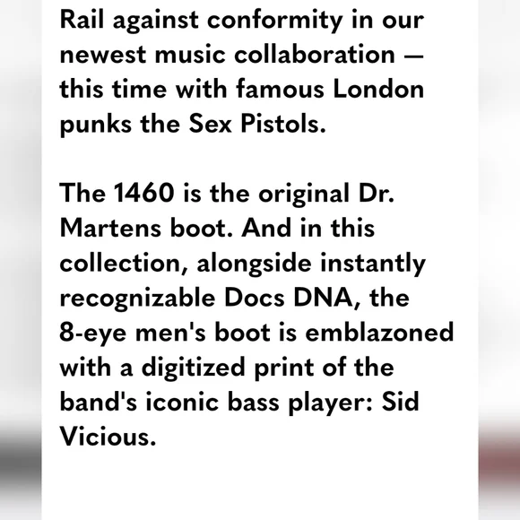 Dr. Martens x Sex Pistons Black